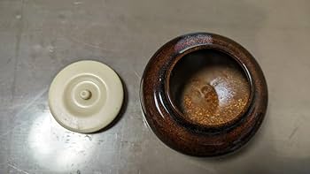 Amazon.co.jp: 大海茶入 長緒仕覆 古美術品 骨董 86 茶道具 濃茶